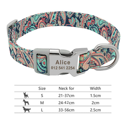 Personalized Nylon Collar