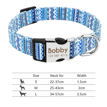 Personalized Nylon Collar