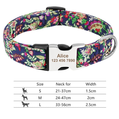 Personalized Nylon Collar