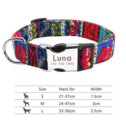 Personalized Nylon Collar