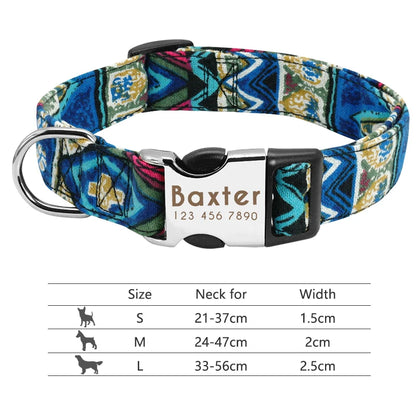 Personalized Nylon Collar
