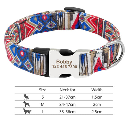 Personalized Nylon Collar