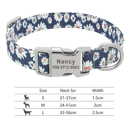 Personalized Nylon Collar