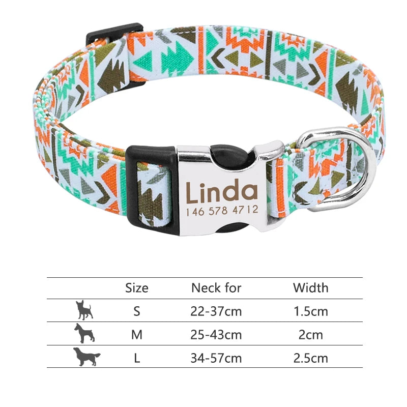 Personalized Nylon Collar