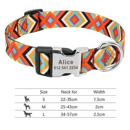 Personalized Nylon Collar