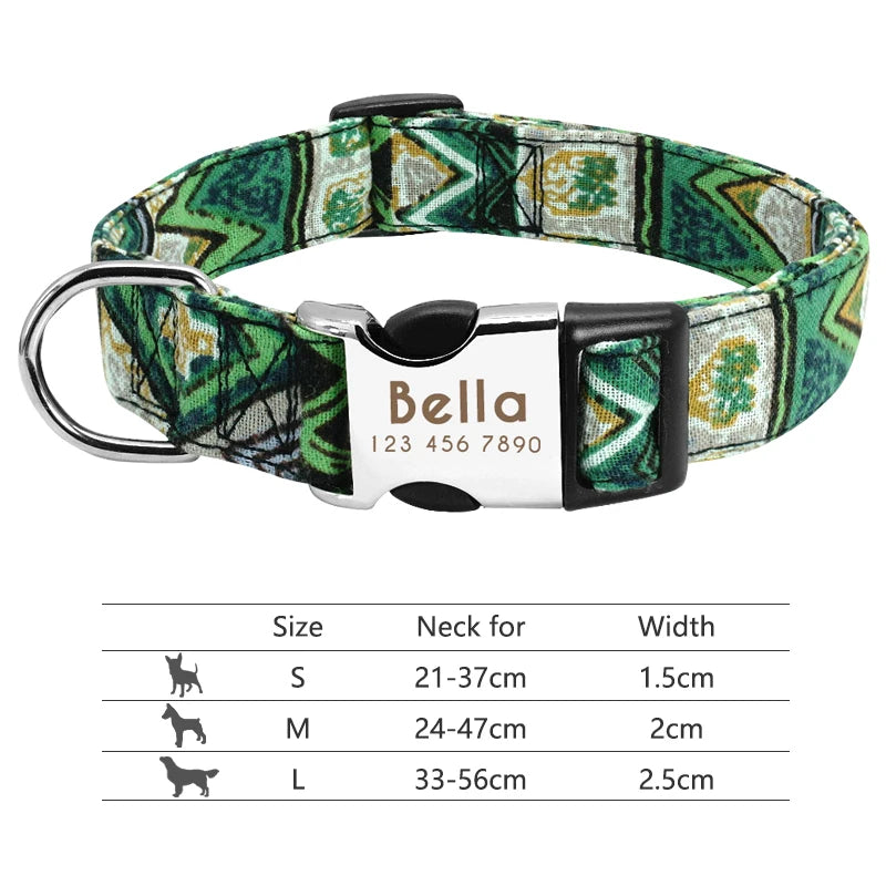 Personalized Nylon Collar