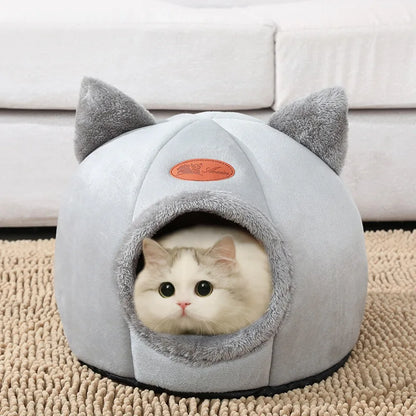 Cozy Winter Cave Bed