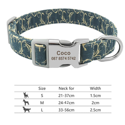 Personalized Nylon Collar