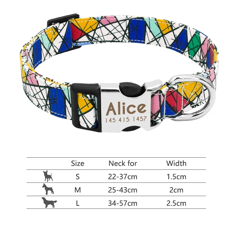 Personalized Nylon Collar