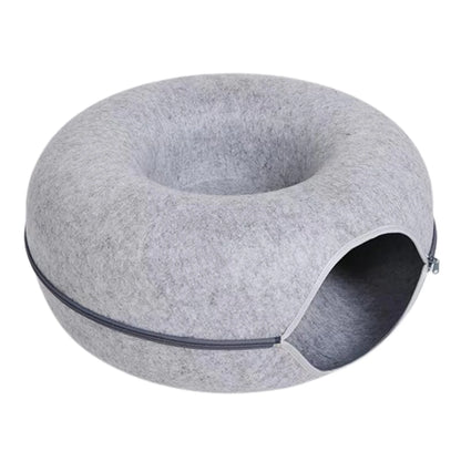 2-in-1 Felt Donut Bed