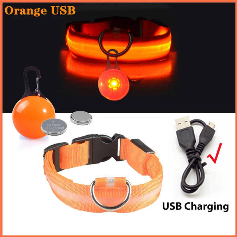 USB LED Glowing Pet Collar