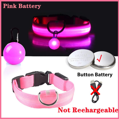 USB LED Glowing Pet Collar
