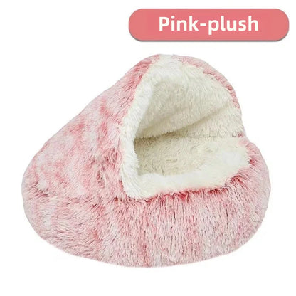 Warm Plush Semi-Enclosed Nest Bed