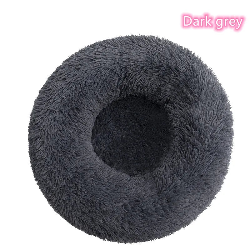 Super Soft Plush Donut Bed