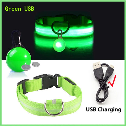USB LED Glowing Pet Collar
