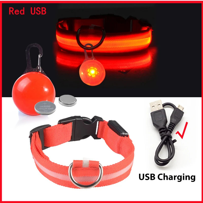 USB LED Glowing Pet Collar