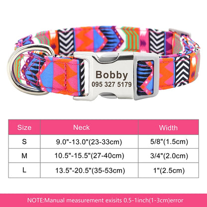 Personalized Nylon Collar