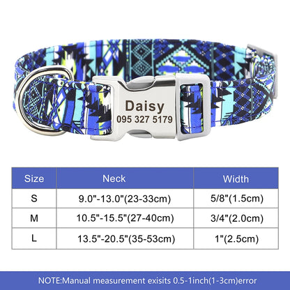 Personalized Nylon Collar