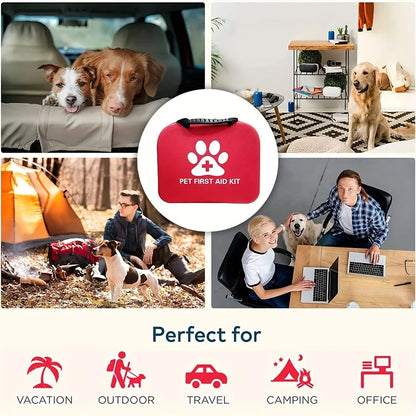 61pcs Pet First Aid Kit