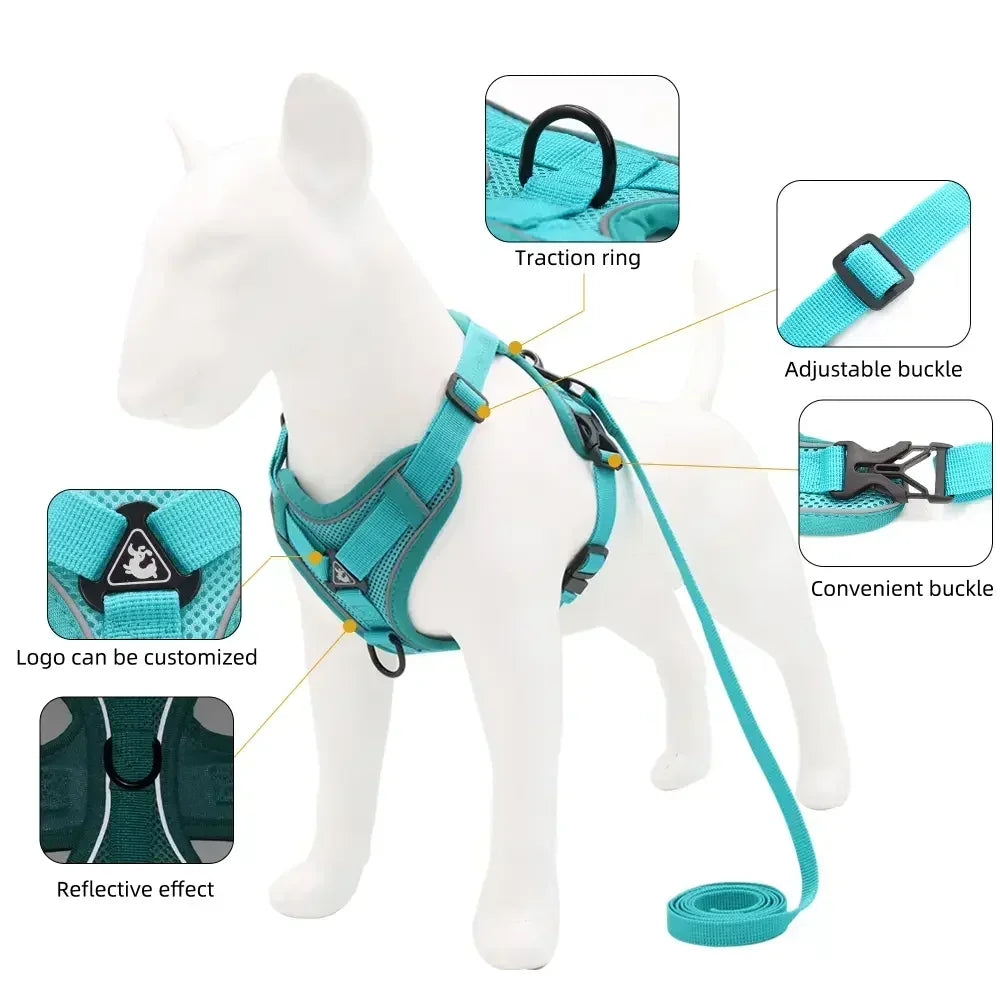 No Pull Adjustable Harness Vest