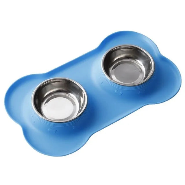 Double Stainless Steel Bowl