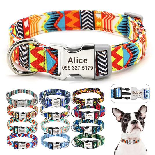 Personalized Nylon Collar