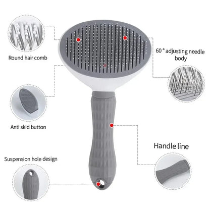 Self-Cleaning Hair Brush