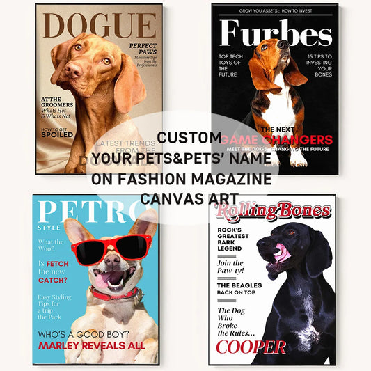 Custom Magazine Cover Canvas