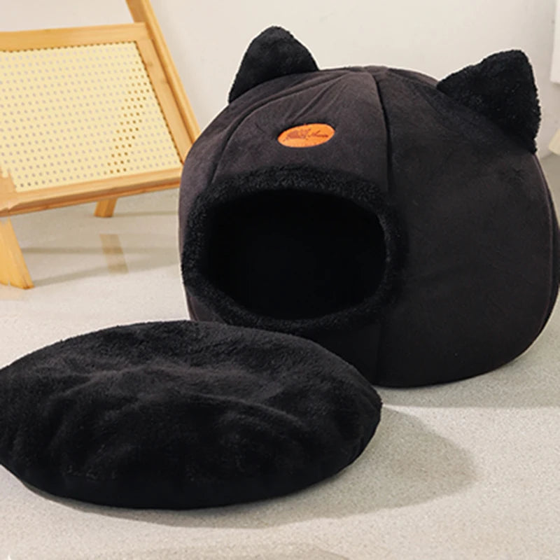Cozy Winter Cave Bed
