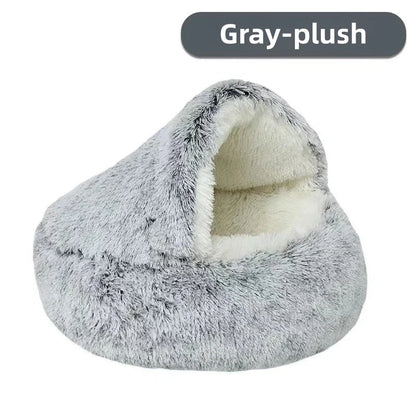 Warm Plush Semi-Enclosed Nest Bed