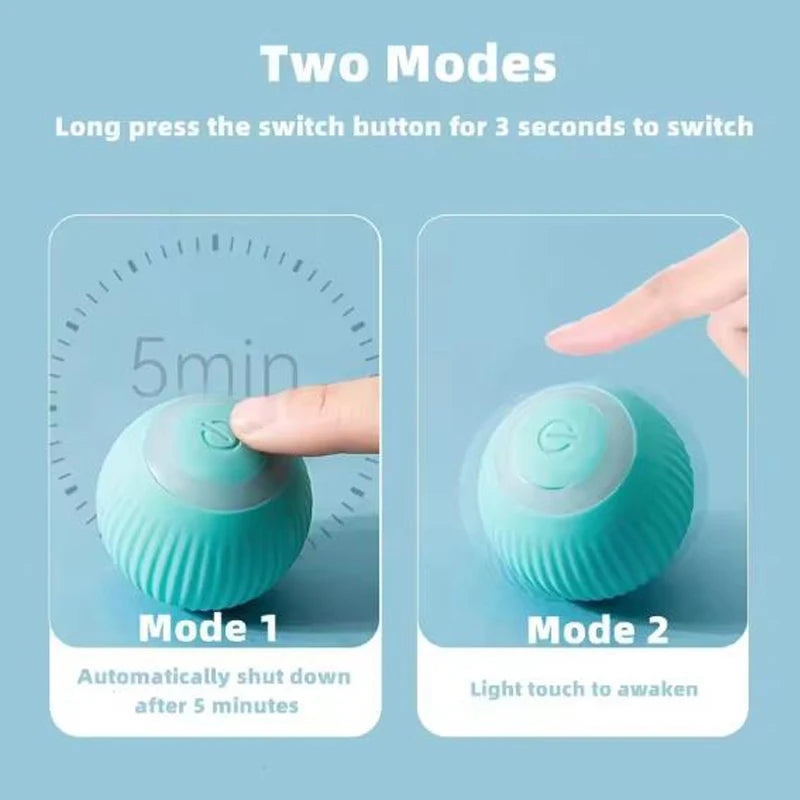 Automatic Self-Exciting Jumping Ball Toy