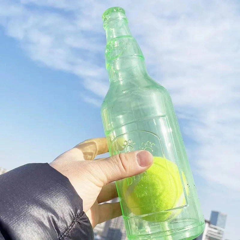 Interactive Beer Bottle Chew Toy