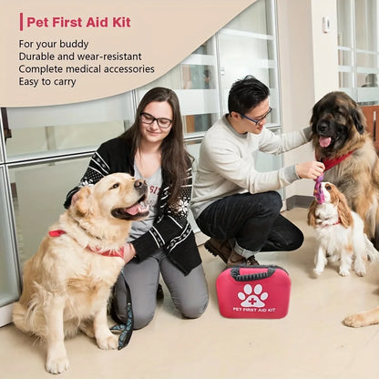 61pcs Pet First Aid Kit