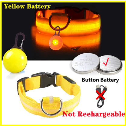 USB LED Glowing Pet Collar