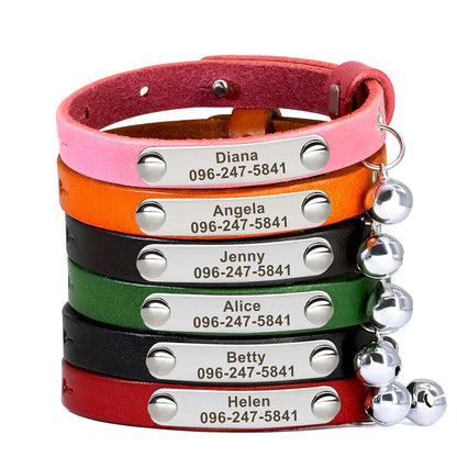 Personalized Leather Collar