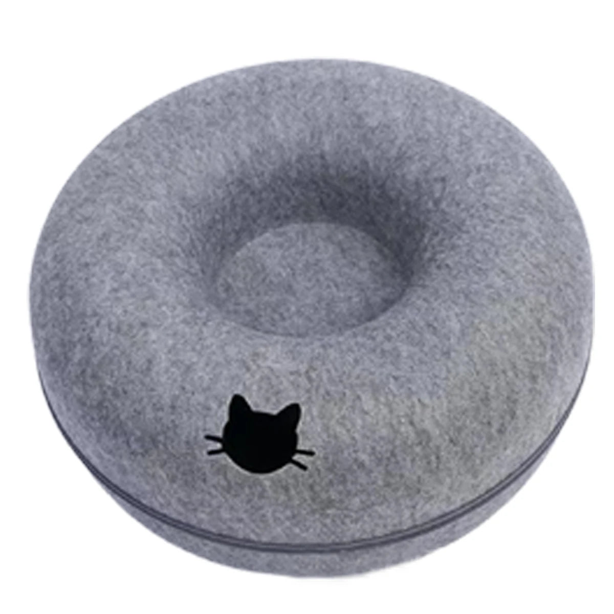 2-in-1 Felt Donut Bed