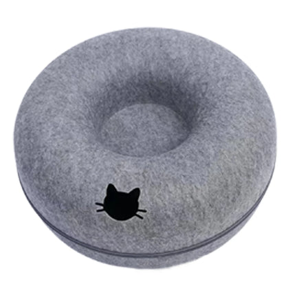 2-in-1 Felt Donut Bed