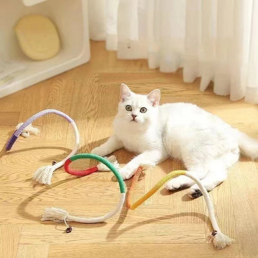 Interactive Catnip Chew Rope Toy