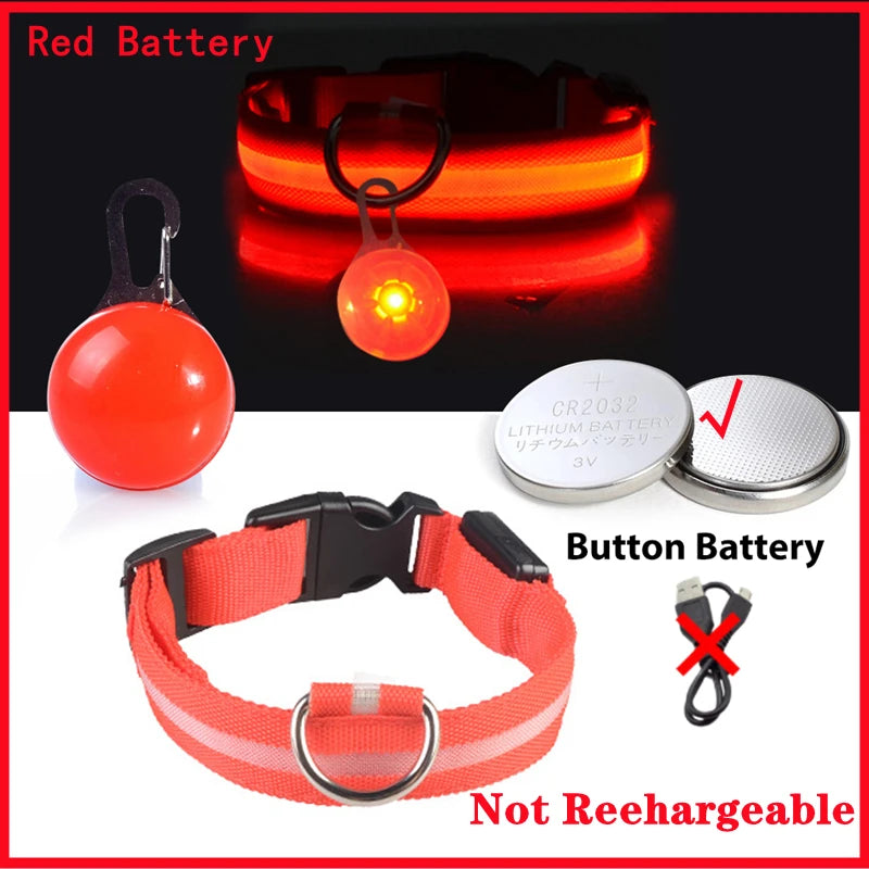 USB LED Glowing Pet Collar