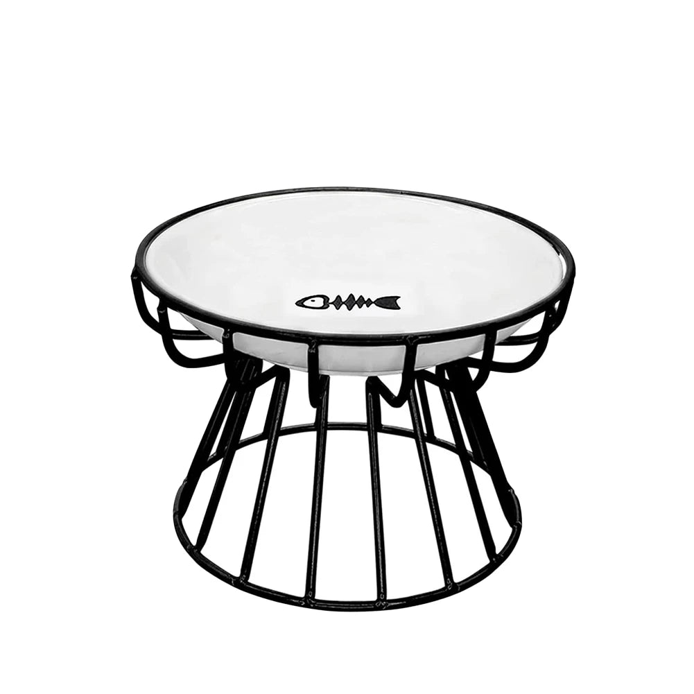 Elevated Ceramic Feeder Bowl