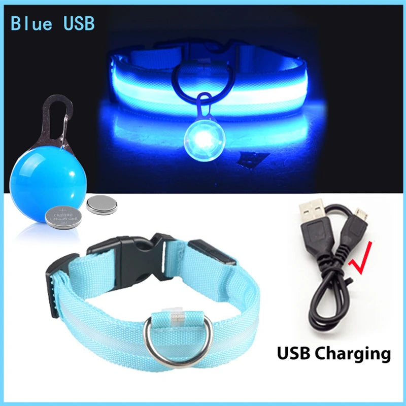 USB LED Glowing Pet Collar