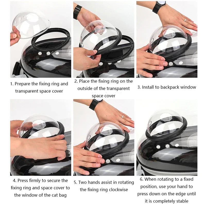 Transparent Space Capsule Backpack