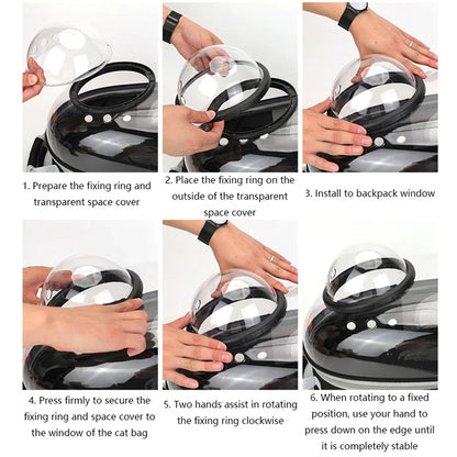 Transparent Space Capsule Backpack