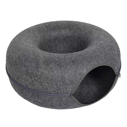2-in-1 Felt Donut Bed