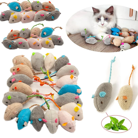 Catnip Rattle Mouse Toys