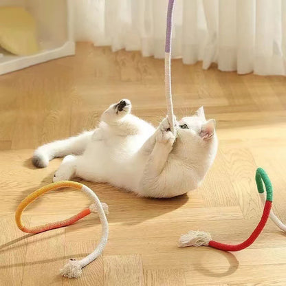 Interactive Catnip Chew Rope Toy