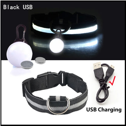USB LED Glowing Pet Collar