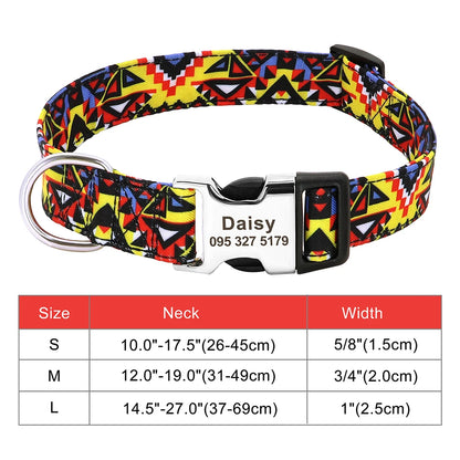 Personalized Nylon Collar