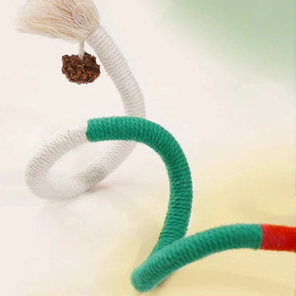 Interactive Catnip Chew Rope Toy
