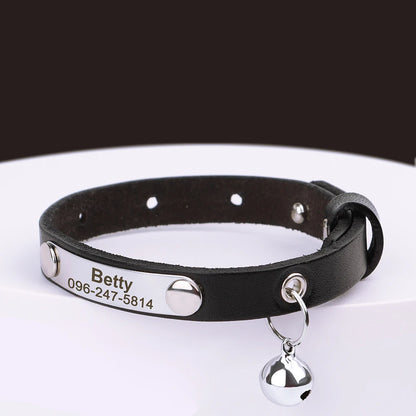 Personalized Leather Collar